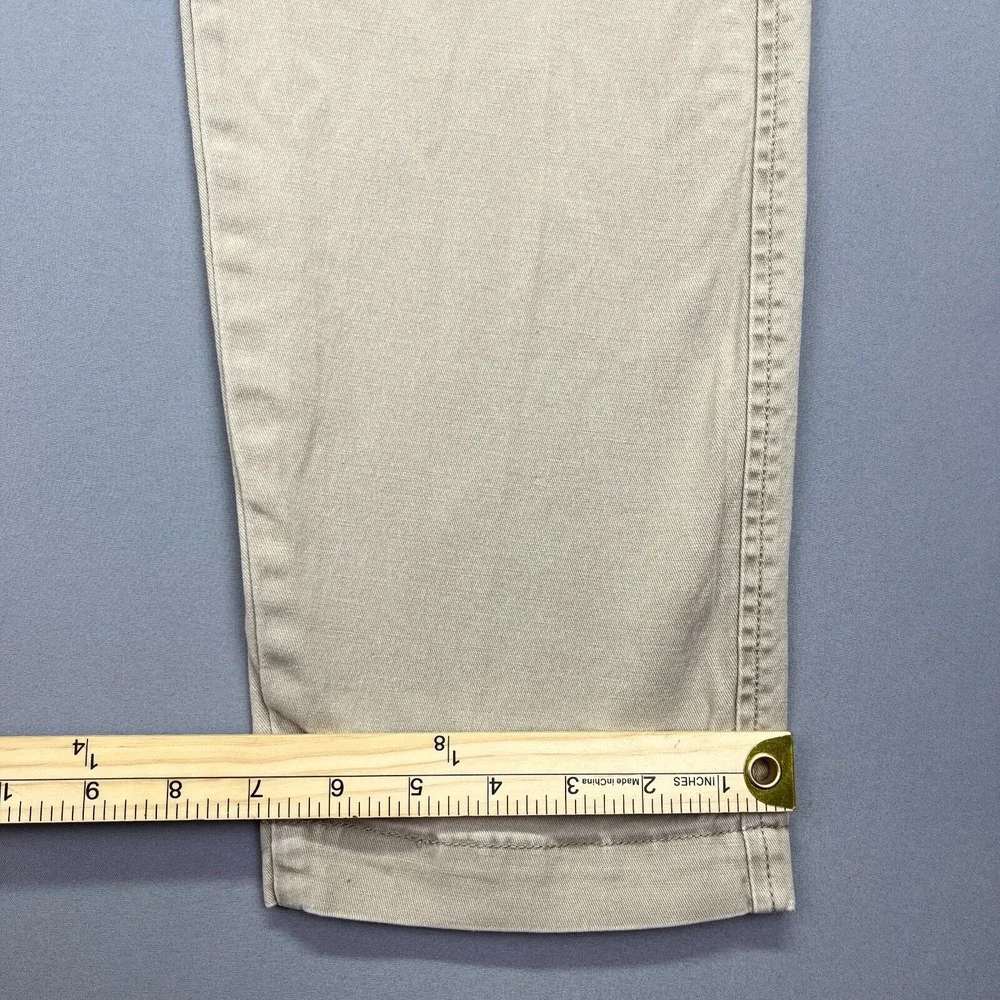 Levi's XX Chino Standard Taper Leg Pants Mens Beige Stretch Twill Sz 36 Fits 36